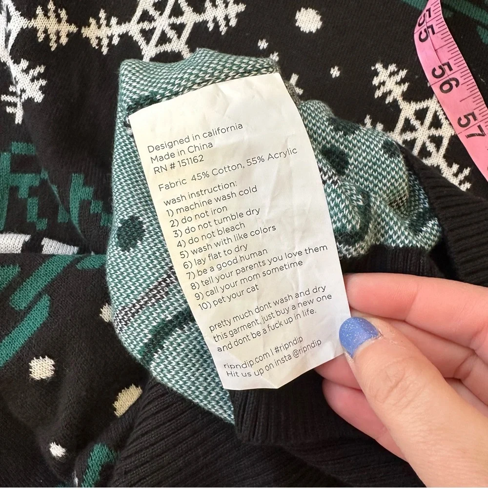 Ripndip hohoho knit sweater